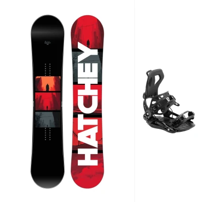 Hatchey Destiny snowboard + Hatchey Fastec+ snowboardové vázání