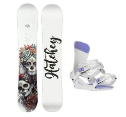 Hatchey Eternity dámsky snowboard + Gravity Fenix white/lavender viazanie