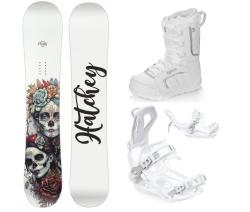 Hatchey Eternity dámský snowboard + Raven Fastec FT360 white vázání + Raven Pearl white Hatchey Eternity dámský snowboard + Raven Fastec FT360 white vázání + Raven Pearl white