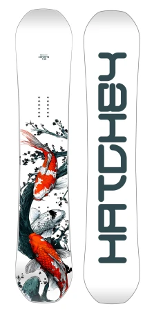 Hatchey Hanami snowboard + Hatchey Fastec+ snowboardové vázání