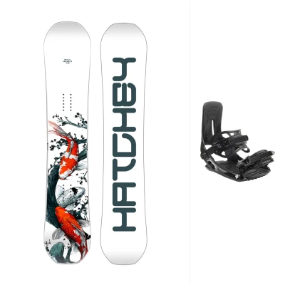 Hatchey Hanami snowboard + Hatchey Tactic snowboardové vázání