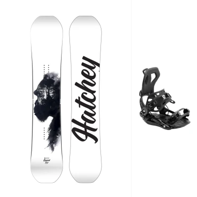 Hatchey Legend pánský snowboard + Hatchey Fastec+ snowboardové vázání