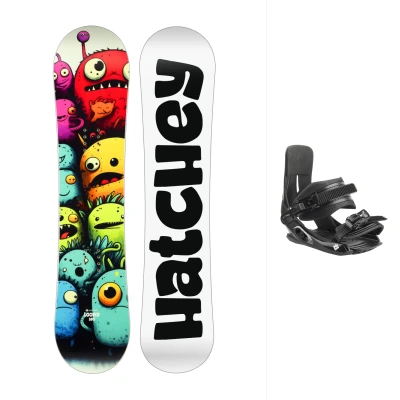 Hatchey Loony dětský snowboard + Hatchey Tactic Junior vázání
