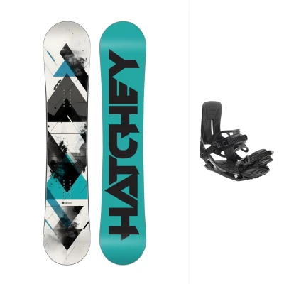 Hatchey Neon unisex snowboard + Hatchey Tactic snowboardové vázání