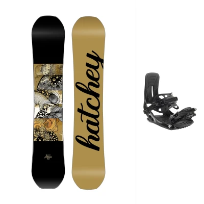 Hatchey Platinum snowboard + Hatchey Tactic snowboardové vázání