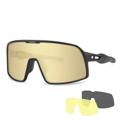 Hatchey Republic Plus k gold cyklistické brýle