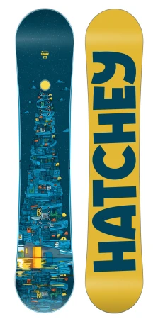 Hatchey Spark dětský snowoboard + Raven s160 dětské snb vázání