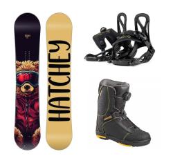 Hatchey Teddy dětský snowboard + Beany Kido vázání + Head 400 4D JR BOA dětské boty Hatchey Teddy dětský snowboard + Beany Kido vázání + Head 400 4D JR BOA dětské boty