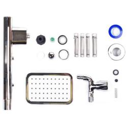 Hawaj Wonder Rain 35 l | stříbrno-černá solární sprcha (VÝPRODEJ)