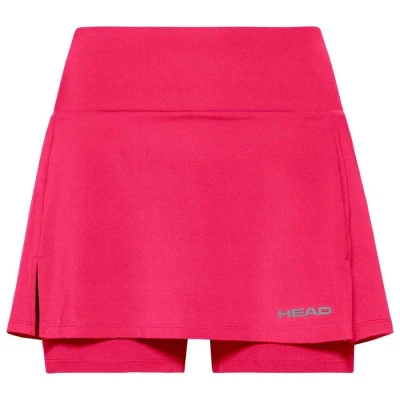 HEAD Club Basic Skort Girls tmavě růžová dětská sukně