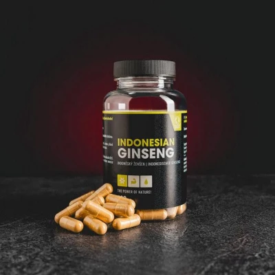 Hemp World Indonesian Ginseng (Indonéský Ženšen) 50 kapslí