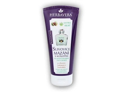 Herbavera Slivovicové Mazání s konopím 200ml Herbavera Slivovicové Mazání s konopím 200ml
