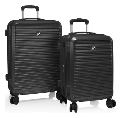 Heys AeroLite S,M černá sada kufrů