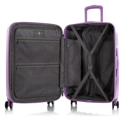 Heys Astro M Purple kufr + kosmetická taštička zdarma