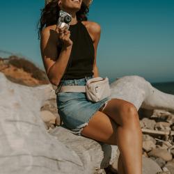 Heys Basic Belt Bag Stone Blue