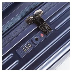 Heys Cruze M Navy kufr + kosmetická taštička zdarma