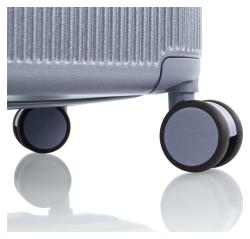 Heys Earth Tones M Glacier Grey kufr + kosmetická taštička zdarma