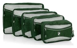 Heys Eco Packing Cube 5pc Set II Green