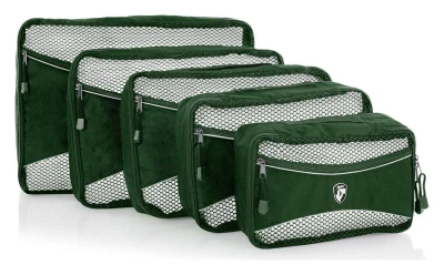 Heys Eco Packing Cube 5pc Set II Green