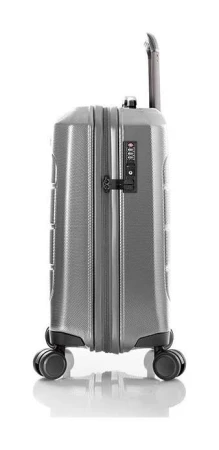 Heys EcoCase S Grey kufr + kosmetická taštička zdarma
