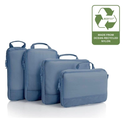 Heys Ecotex Compression Packing Cube 4 Pc Set Atmosphere
