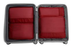 Heys Ecotex Compression Packing Cube 4 Pc Set Black Onyx
