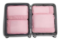 Heys Ecotex Compression Packing Cube 4 Pc Set Blue Ocean