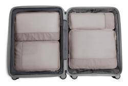 Heys Ecotex Compression Packing Cube 4 Pc Set Blue Ocean