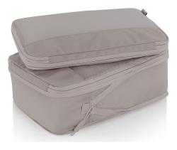 Heys Ecotex Compression Packing Cube 4 Pc Set Blue Ocean