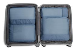 Heys Ecotex Compression Packing Cube 4 Pc Set Blue Ocean