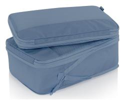 Heys Ecotex Compression Packing Cube 4 Pc Set Blue Ocean