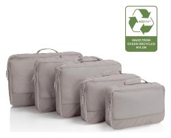 Heys Ecotex Packing Cube 5 Pc Set Black Onyx