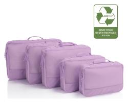 Heys Ecotex Packing Cube 5 Pc Set Blue Ocean