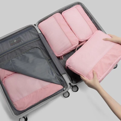 Heys Ecotex Packing Cube 5 Pc Set Blue Ocean