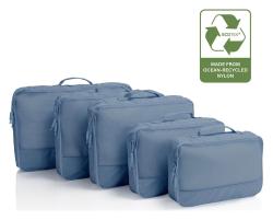Heys Ecotex Packing Cube 5 Pc Set Blue Ocean Heys Ecotex Packing Cube 5 Pc Set Blue Ocean