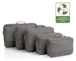 Heys Ecotex Packing Cube 5 Pc Set Green Moss