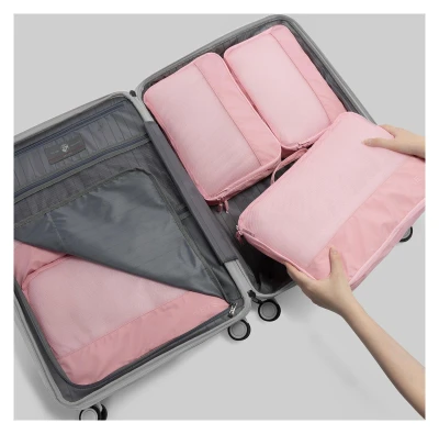 Heys Ecotex Pink Sand 5dílná sada balicích kostek