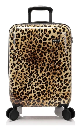 Heys Elite Brown Leopard S, M, L sada kufrů