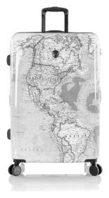 Heys Journey 3G L Black/White Map kufor + zľava 16 € na príslušenstvo