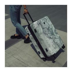 Heys Journey 3G L Black/White Map kufor + zľava 16 € na príslušenstvo