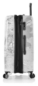 Heys Journey 3G L Black/White Map kufor + zľava 16 € na príslušenstvo