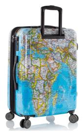 Heys Journey 3G M Blue Map kufr + sleva 400,- na příslušenství