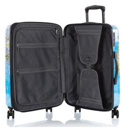 Heys Journey 3G M Blue Map kufr + sleva 400,- na příslušenství