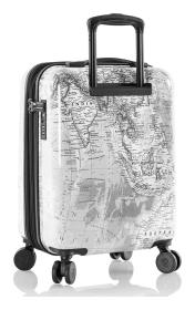 Heys Journey 3G S Black/White Map kufr + kosmetická taštička zdarma