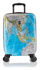 Heys Journey 3G S Blue Map kufr + kosmetická taštička zdarma