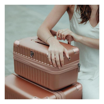 Heys Luxe tmavě šedá kosmetická taška