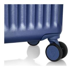 Heys Luxe L Navy kufr + kosmetická taštička zdarma