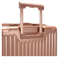 Heys Luxe L Rose Gold kufr + kosmetická taštička zdarma