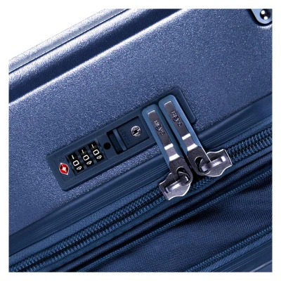 Heys Luxe L Trunk Navy kufr + kosmetická taštička zdarma