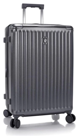 Heys Luxe M Gunmetal kufr + kosmetická taštička zdarma Heys Luxe M Gunmetal kufr + kosmetická taštička zdarma